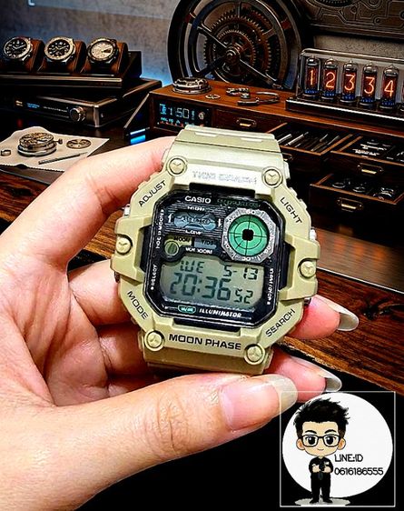 น้ำตาล CASIO รุ่น⭐️ WS-1700