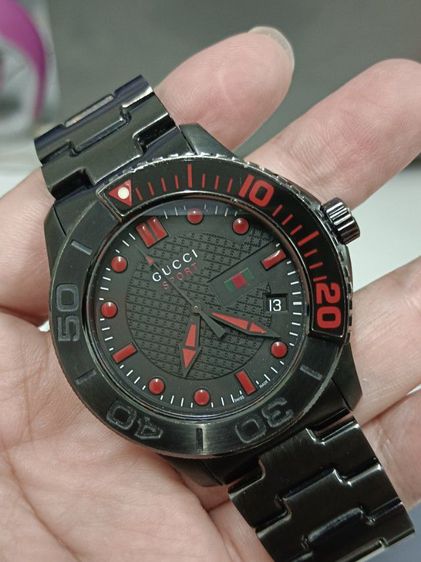 gucci  sport  ระบบถ่าน ตัวเรือน 44 min ไม่รวมเม็ด
