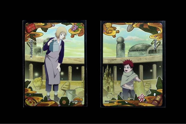 Naruto การ์ดกาอาระ-ยาชามารุ Se jin2 ยกคู่ครับ