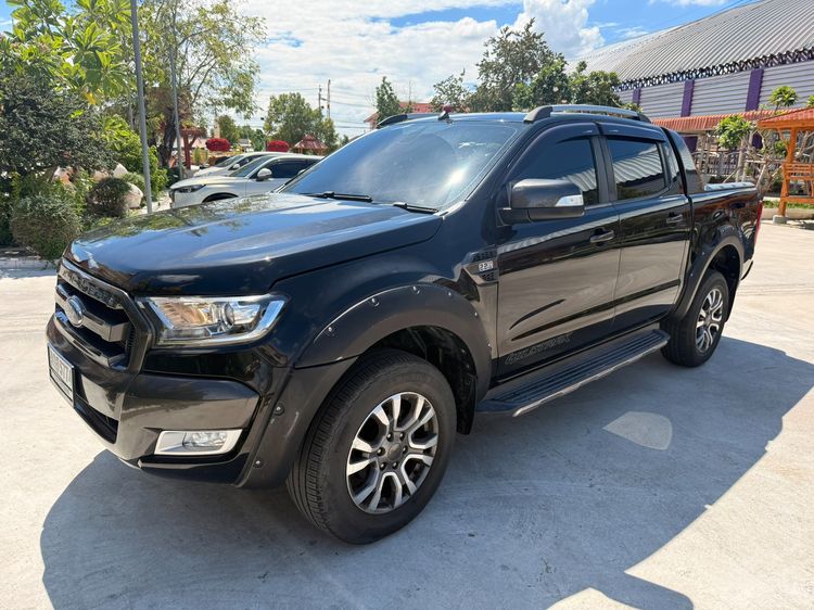 รถ Ford Ranger 2.2 Hi-Rider Wildtrak สี ดำ