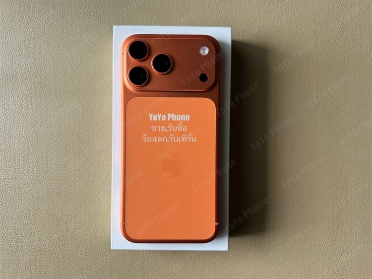 iPhone 17 Pro max 256 gb สีส้ม ประกันถึง 04-12-69 แบต 100 ชาร์จ 2 รอบ รูปที่ 2
