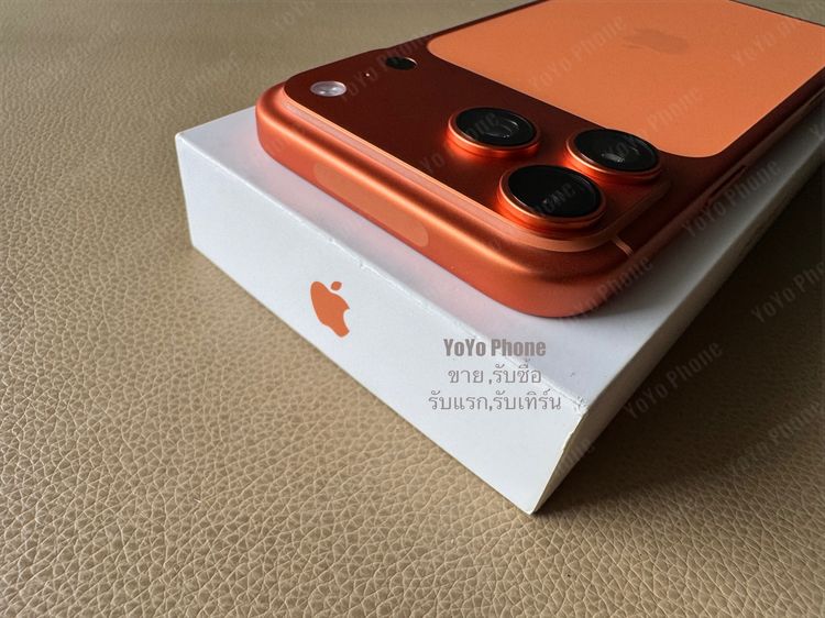 iPhone 17 Pro max 256 gb สีส้ม ประกันถึง 04-12-69 แบต 100 ชาร์จ 2 รอบ รูปที่ 6