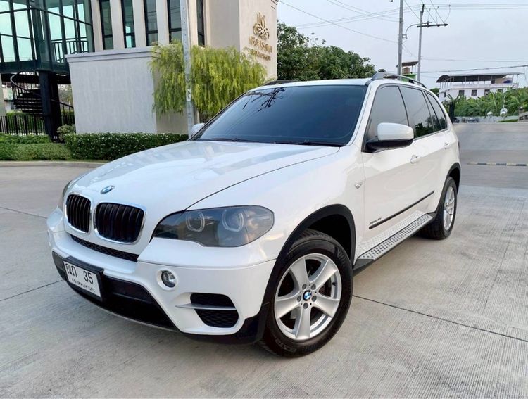 BMW X5 2011 3.0 4WD Utility-car ดีเซล ไม่ติดแก๊ส เกียร์อัตโนมัติ ขาว รูปที่ 2