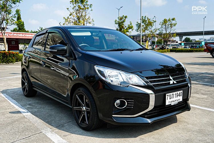 Mitsubishi Mirage 2022 1.2 ACTIVE Sedan เบนซิน ไม่ติดแก๊ส เกียร์อัตโนมัติ ดำ รูปที่ 3