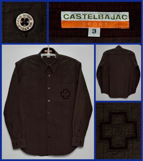 ⚠️หายาก‼️เสื้อเชิ้ต CASTELBAJAC ของแท้ แบบและทรงสวย