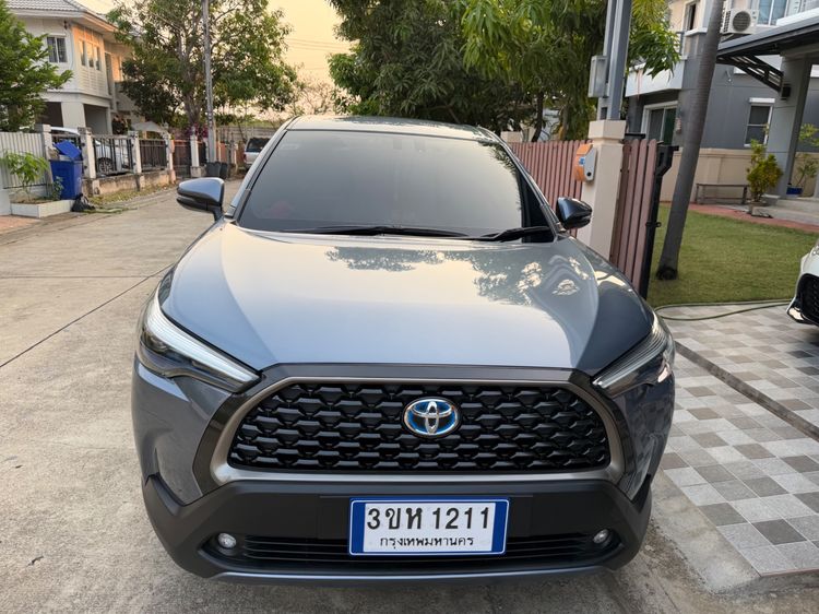 รถ Toyota Corolla Cross 1.8 Hybrid Premium สี เทา
