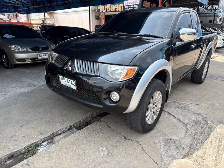 Mitsubishi Triton 2008 2.5 GLX Plus Pickup ดีเซล ไม่ติดแก๊ส เกียร์ธรรมดา ดำ รูปที่ 2