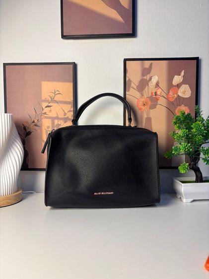 ไม่ระบุ หนังแท้ กระเป๋า Jill by Jill Stuart สีดำ ทรงถือ