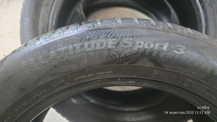 Michelin ขายยางมือ 2 Michilin latitude sport 3 ขนาด 235 55 r19 made in poland ยางสัปดาห์ที่ 4722 มีป่ะ 1 เส้น 