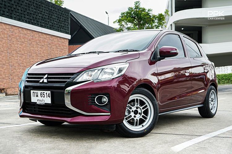 รถ Mitsubishi Mirage 1.2 GLX สี แดง