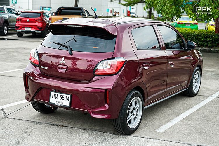 Mitsubishi Mirage 2021 1.2 GLX Sedan เบนซิน ไม่ติดแก๊ส เกียร์อัตโนมัติ แดง รูปที่ 4