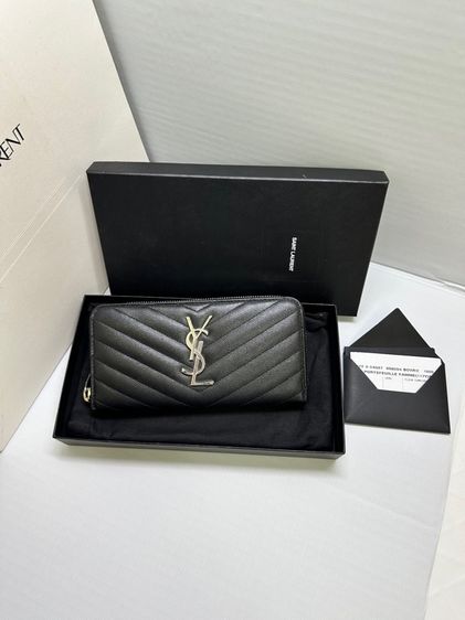YSL wallet zippy อะไหล่เงิน