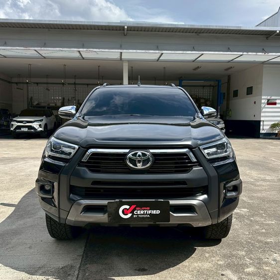 Toyota Hilux Revo 2023 Double Cab 2.4 Mid Prerunner Pickup ดีเซล ไม่ติดแก๊ส เกียร์อัตโนมัติ ดำ รูปที่ 2