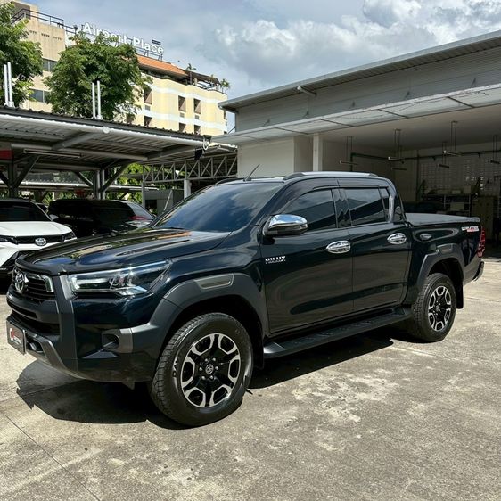 Toyota Hilux Revo 2023 Double Cab 2.4 Mid Prerunner Pickup ดีเซล ไม่ติดแก๊ส เกียร์อัตโนมัติ ดำ รูปที่ 3