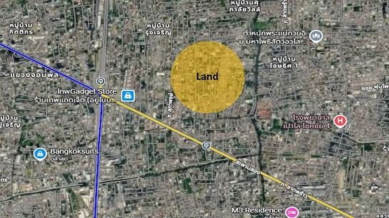 ขายที่ดิน ลาดพร้าว  ทำเลศักยภาพ ใกล้ MRT ภาวนา รูปที่ 4