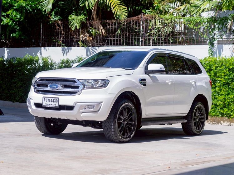 Ford Everest 2016 3.2 Titanium 4WD Utility-car ดีเซล ไม่ติดแก๊ส เกียร์อัตโนมัติ ขาว รูปที่ 3