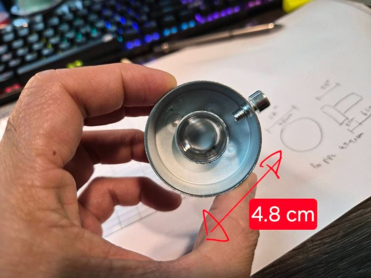 จุกลดเสียง แคทลดเสียง ขนาด 4.8 cm รูปที่ 2