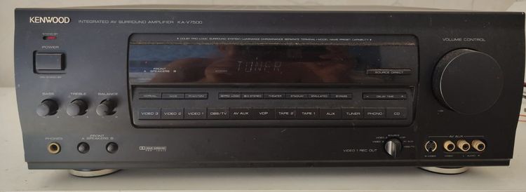 Kenwood Integrated AV Surround Amplifier KA-V750 – 240W + Kenwood Speakers+Bluetooth+ 220V-110V Adapter