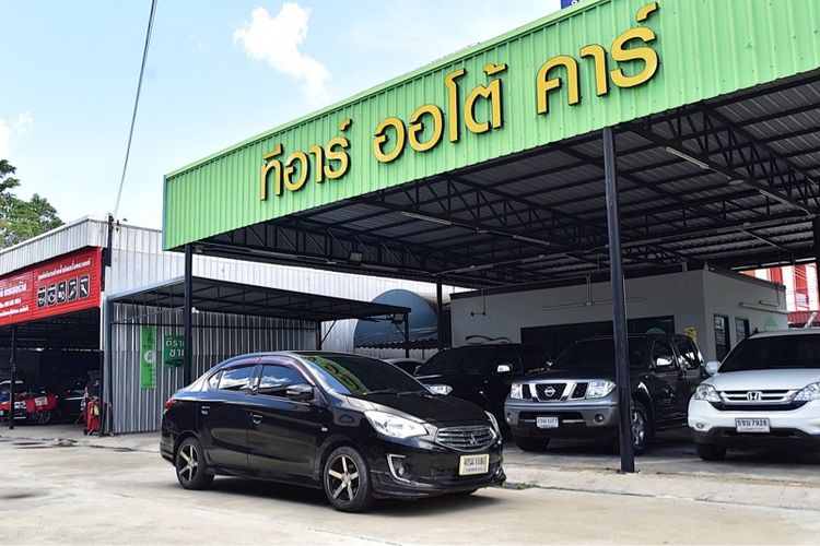 Mitsubishi Attrage 2013 1.2 GLS Sedan เบนซิน ไม่ติดแก๊ส เกียร์อัตโนมัติ ดำ