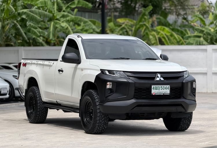 รถ Mitsubishi Triton All New 2.4 GL 4WD Single Cab SWB สี ขาว