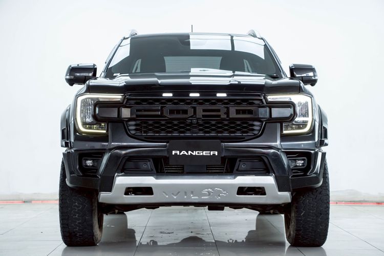 Ford Ranger 2023 2.0 Bi-Turbo Hi-Rider Wildtrak Pickup ดีเซล ไม่ติดแก๊ส เกียร์อัตโนมัติ ดำ รูปที่ 4