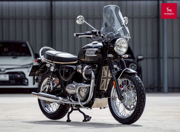 Triumph Bonneville T100 ปี2017 สีดำเงา วิ่ง11,000Km. แต่งครบ