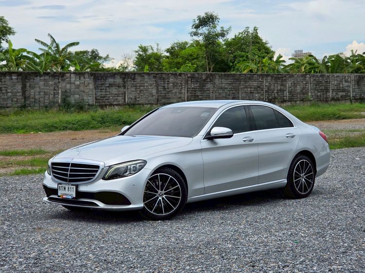 Mercedes-Benz C-Class 2019 C220 Sedan ดีเซล ไม่ติดแก๊ส เกียร์อัตโนมัติ บรอนซ์เงิน