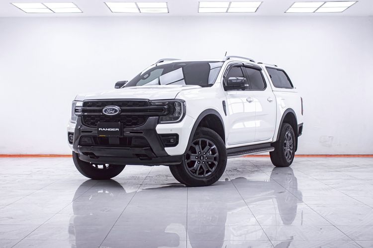 รถ Ford Ranger 2.0 Bi-Turbo Hi-Rider Wildtrak สี ขาว