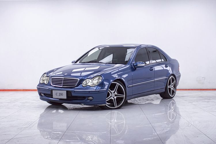รถ Mercedes-Benz C-Class C200 Kompressor สี น้ำเงิน