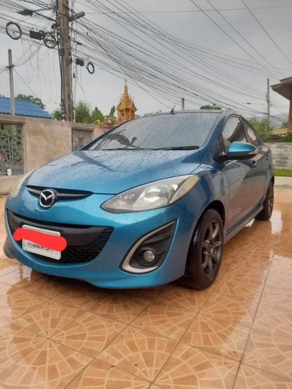 Mazda Mazda 2 2012 1.3 High Plus Sedan เบนซิน ไม่ติดแก๊ส เกียร์อัตโนมัติ ฟ้า รูปที่ 3