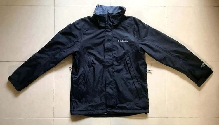 ดำ แขนยาว เสื้อแจ็คเก็ต | เสื้อคลุม แจ็คเก็ต Columbia Waterproof,Breathable มือสอง
