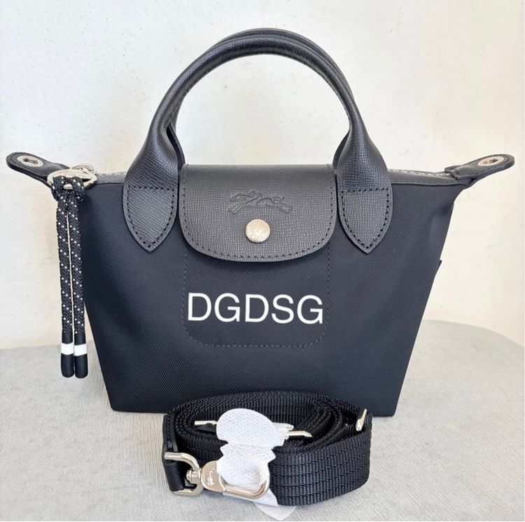 ไม่ระบุ ดำ ไนล่อน กระเป๋า Longchamp energy ไซล์ XS ของแท้ (มือสอง)