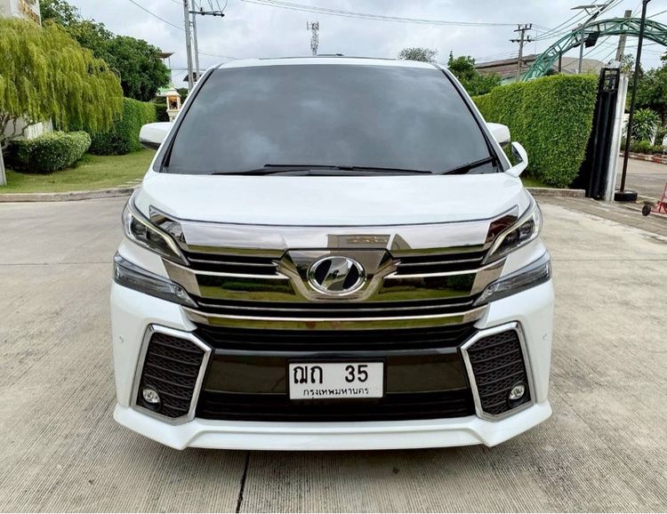 Toyota Alphard 2016 2.5 SC Van เบนซิน ไม่ติดแก๊ส เกียร์อัตโนมัติ ขาว รูปที่ 2