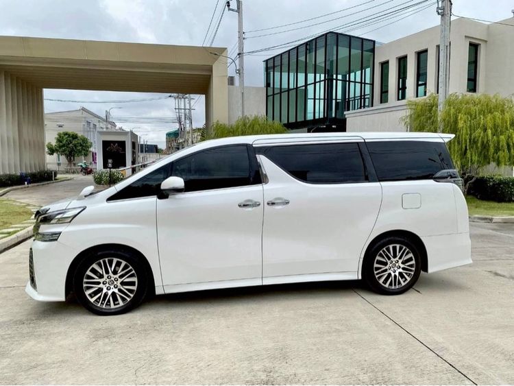 Toyota Alphard 2016 2.5 SC Van เบนซิน ไม่ติดแก๊ส เกียร์อัตโนมัติ ขาว รูปที่ 4