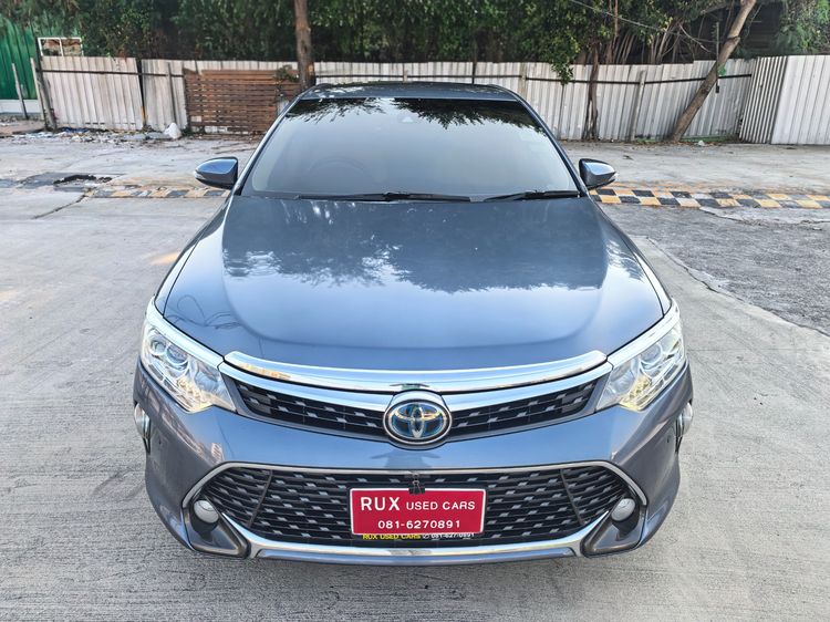 Toyota Camry 2015 2.5 HV Premium Sedan ไฮบริด ไม่ติดแก๊ส เกียร์อัตโนมัติ น้ำเงิน รูปที่ 3