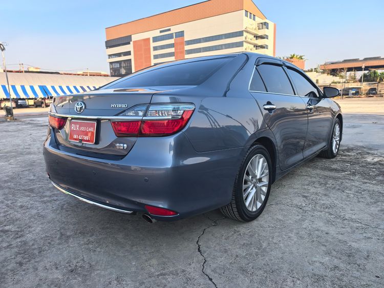 Toyota Camry 2015 2.5 HV Premium Sedan ไฮบริด ไม่ติดแก๊ส เกียร์อัตโนมัติ น้ำเงิน รูปที่ 2