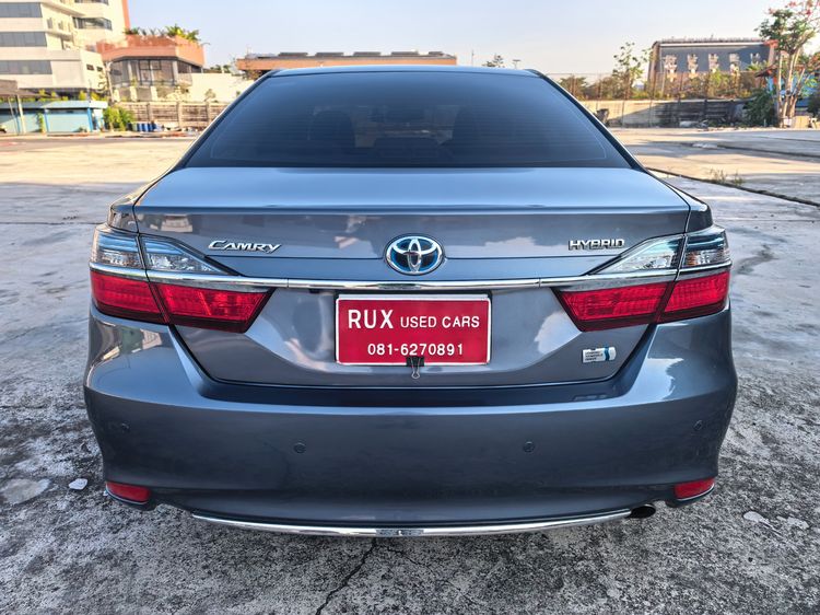 Toyota Camry 2015 2.5 HV Premium Sedan ไฮบริด ไม่ติดแก๊ส เกียร์อัตโนมัติ น้ำเงิน รูปที่ 4