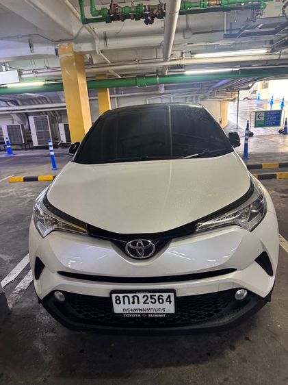 Toyota C-HR 2019 1.8 Mid เบนซิน ไม่ติดแก๊ส เกียร์อัตโนมัติ ขาว รูปที่ 3