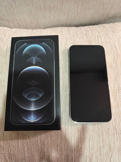128 GB iPhone 12 Pro max 128gb สี silver พร้อมกล่องและสายชาร์จ