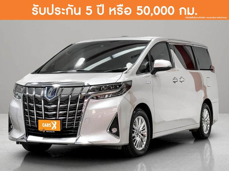รถ Toyota Alphard 2.5 HV G F-Package 4WD สี ขาว