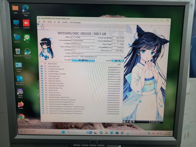 คอมพิวเตอร์ชุด Intel CORE i3 Gen8 8300 LWC H3M-J211 VGA Quadro K620 2GB RAM DDR4 8GB SSD Nvme 500GB รูปที่ 9