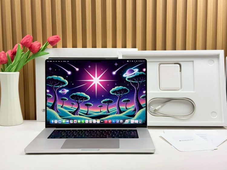 Apple Mackbook Pro 16 Inch แมค โอเอส 16 กิกะไบต์ อื่นๆ ไม่ใช่ MacBook Pro 16-inch M1Pro Ram16GB SSD512GB Silver