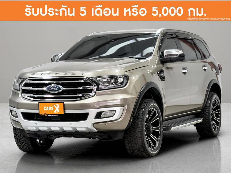 Ford Everest 2019 2.0 Titanium Plus 4WD Utility-car ดีเซล ไม่ติดแก๊ส เกียร์อัตโนมัติ น้ำตาล
