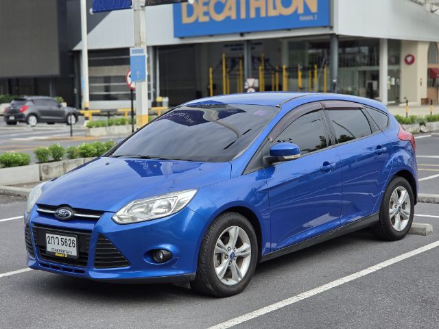 Ford Focus 2013 1.6 Trend Sedan เบนซิน ไม่ติดแก๊ส เกียร์อัตโนมัติ น้ำเงิน รูปที่ 2