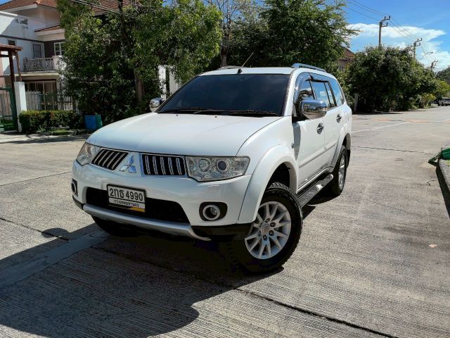 Mitsubishi Pajero Sport 2012 2.5 GT 4WD Utility-car ดีเซล ไม่ติดแก๊ส เกียร์อัตโนมัติ ขาว