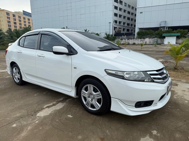 รถ Honda City 1.5 S CNG สี ขาว