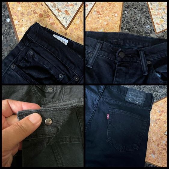 📌LEVI’S 511👖-Super black เอว34-35 รูปที่ 5