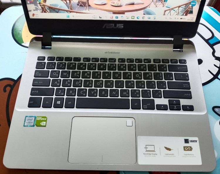 ASUS VivoBook X407U i5-8250U Ram 8GB SSD.M.2-256 GB+HDD 1 TB หน้าจอ 14 นิ้ว  าคา 4,100.-บาท  จัดส่งฟรี ทั่วประ รูปที่ 3