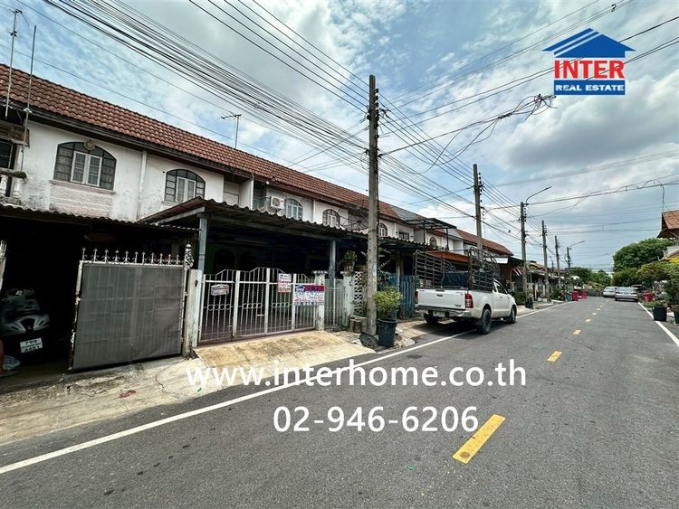 ทาวน์เฮ้าส์ 2 ชั้น 20 ตร.ว. หมู่บ้านบัวทอง 1 ถนนกาญจนาภิเษก ถนนคลองถนน ถนนเลียบคลองบางไผ่ บางบัวทอง นนทบุรี