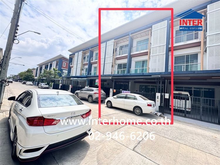 ทาวน์เฮ้าส์ 3 ชั้น 24.9 ตร.ว. หมู่บ้านชวนชื่นโมดัส วิภาวดี แยกกหลักสี่ ถนนวิภาวดี-รังสิต ถนนแจ้งวัฒนะ เขตดอนเมือง กรุงเทพมหานคร